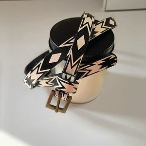 Black and White Belt